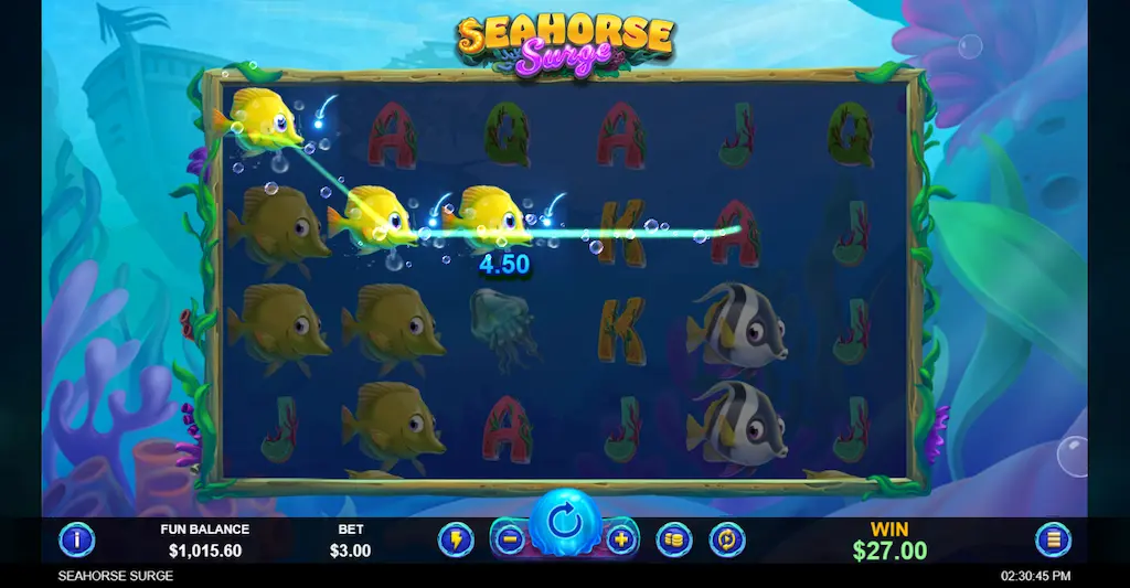 Play RTG’s Seahorse Surge Slot Game Image 10